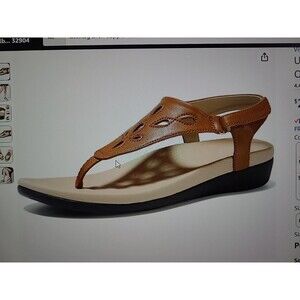 UTENAG Womens Arch Support Sandal Orthotic Adjustable Thong Flip Flops NWOB 7.5